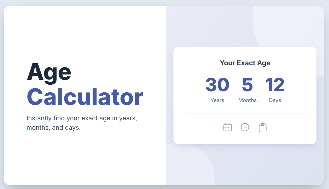 Age Calculator | Instantly find your exact age webtoolsbuddy.com